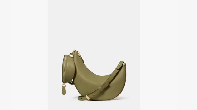 Duo Pebbled Leather Crossbody