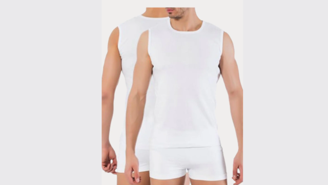 Mouwloze Shirt – Wit – 1 Pack